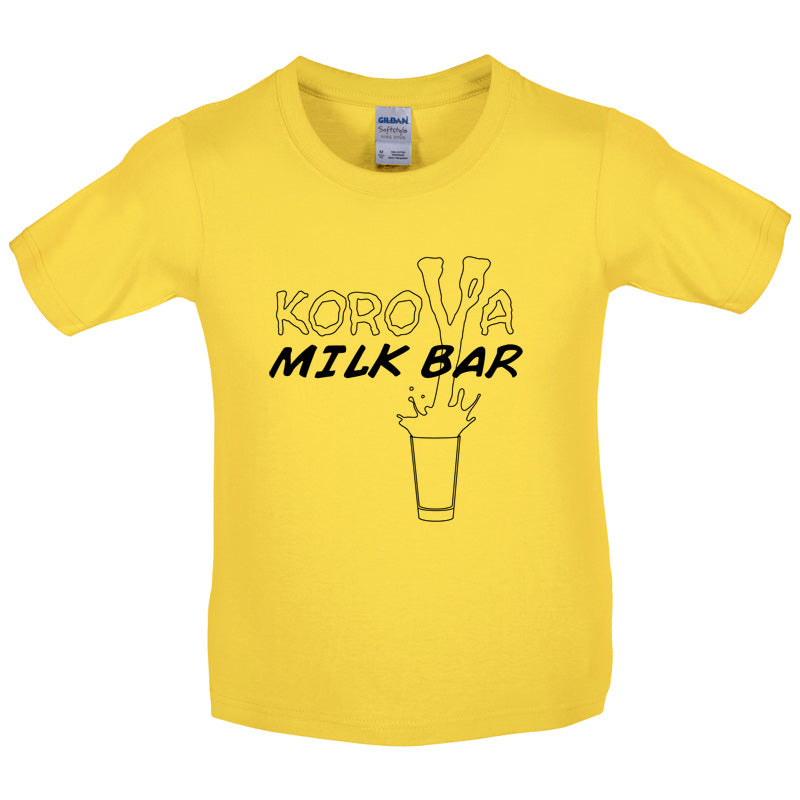 Korova Milk Bar Kids T Shirt