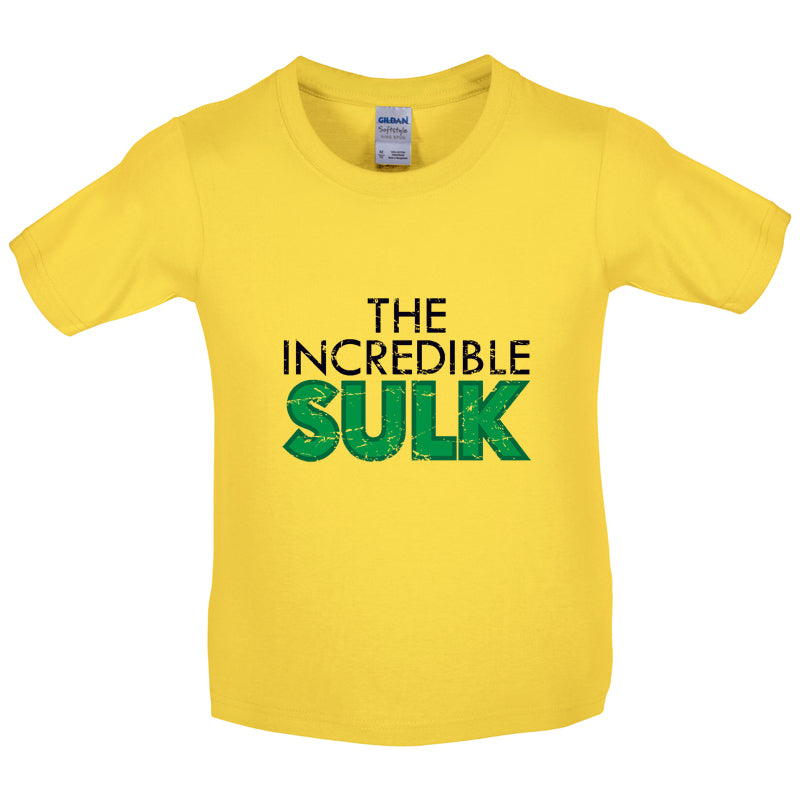The Incredible Sulk Kids T Shirt