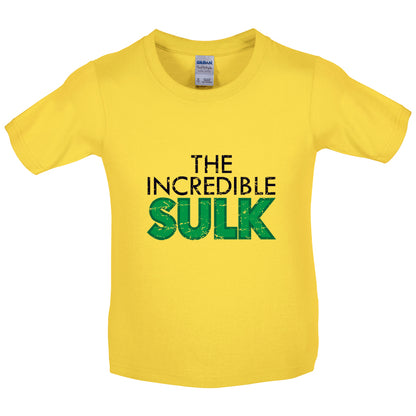 The Incredible Sulk Kids T Shirt