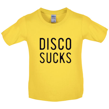 Disco Sucks Kids T Shirt