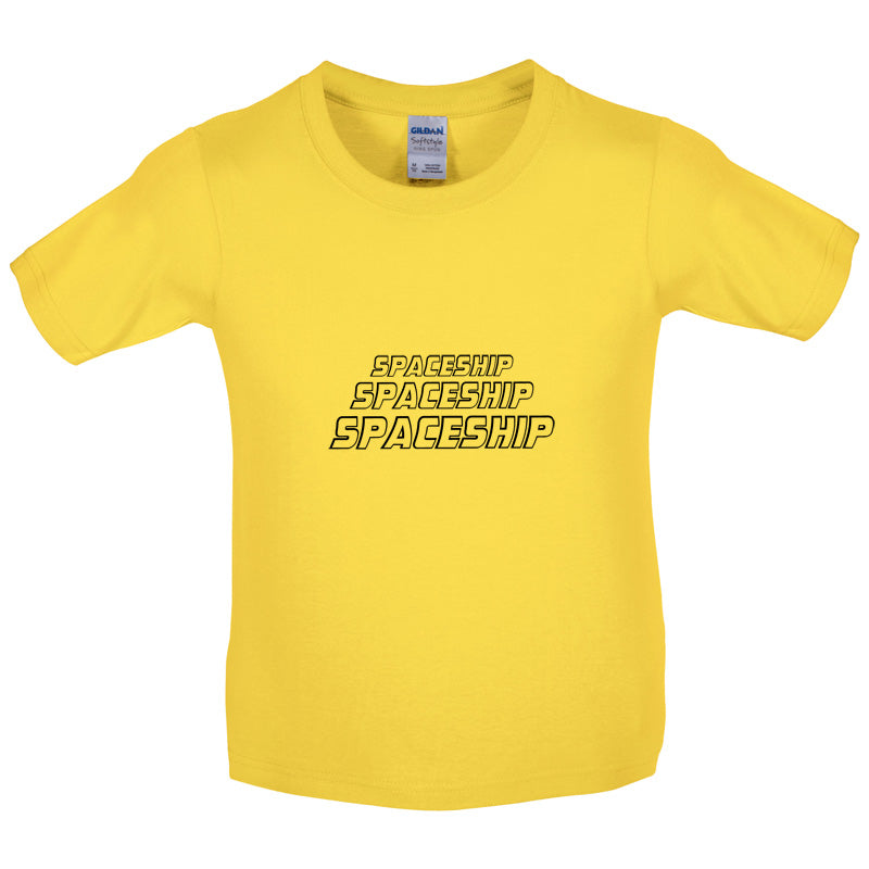 Spaceship Kids T Shirt