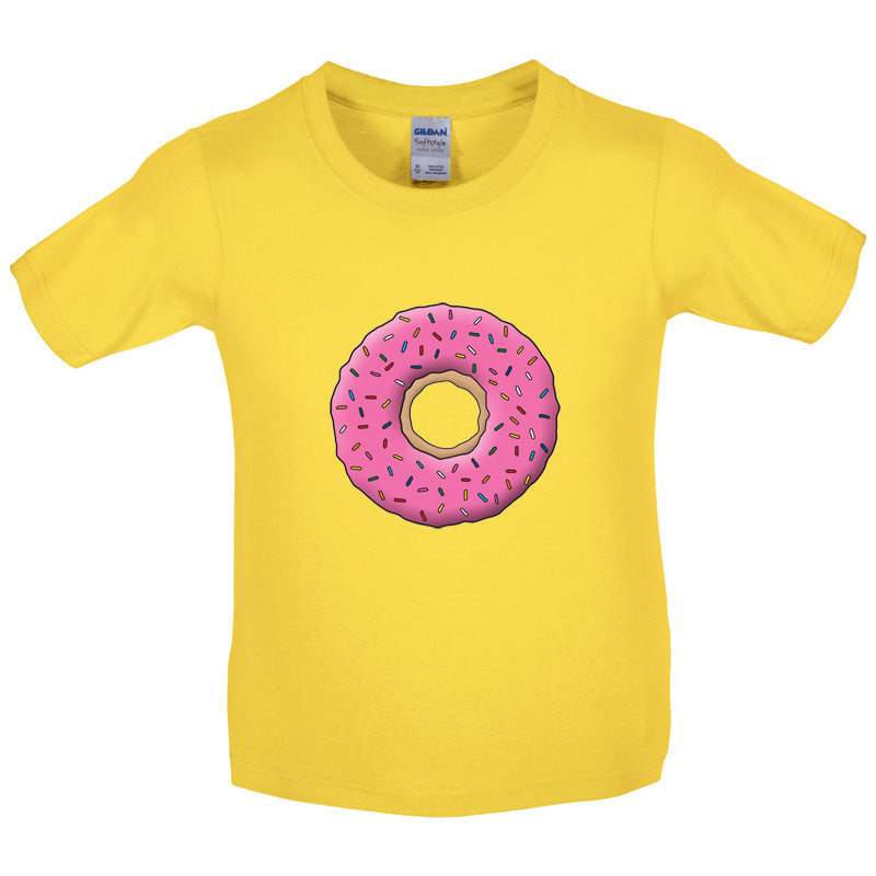 Doughnut Colour Kids T Shirt