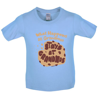 What happens at Grandmas stays at Grandmas Kids T Shirt