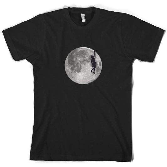 Rock Climbing Moon T Shirt