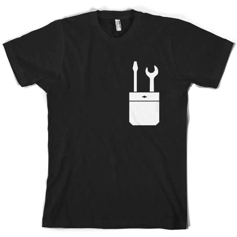 Tools In Pocket T Shirt