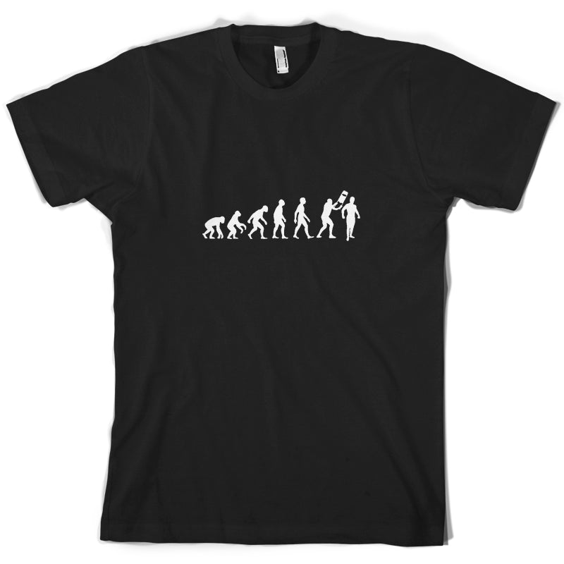 Evolution Of Man Wrestling T Shirt