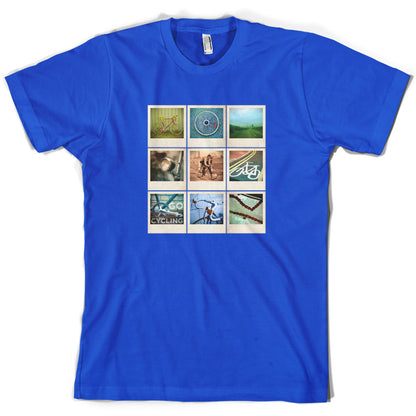Go Cycling Photo Collage T Shirt