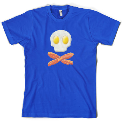 Eggs Bacon Skull and Bones T Shirt