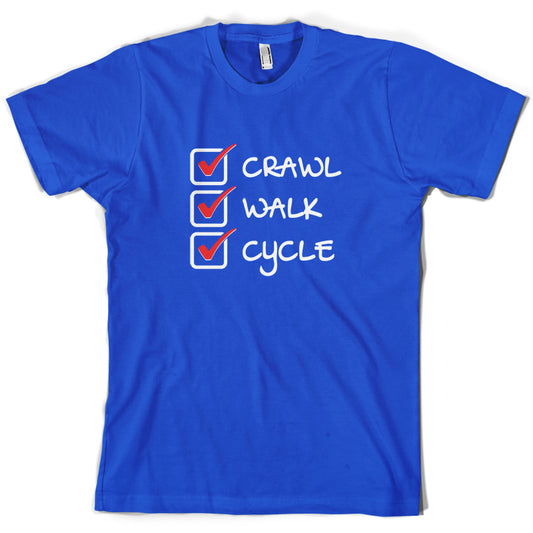 Crawl Walk Cycle T Shirt