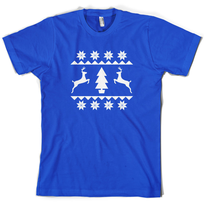 Christmas Stitch Design T Shirt
