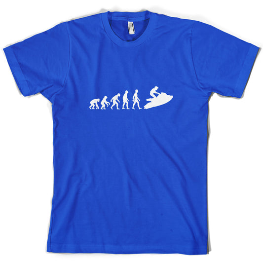 Evolution Of Man Jet Ski T Shirt