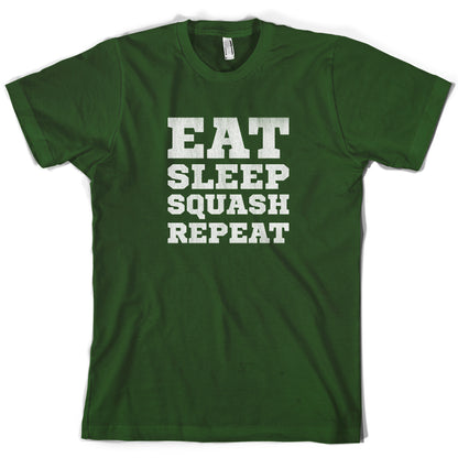 Eat Sleep Squash Repeat T Shirt