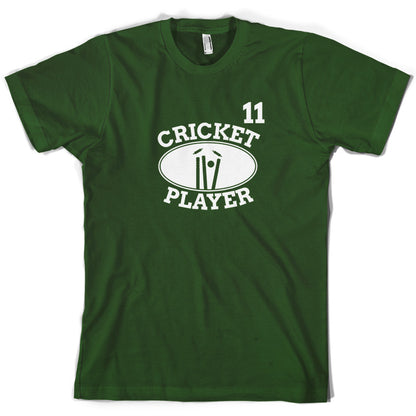 Cricket Player 11 T Shirt