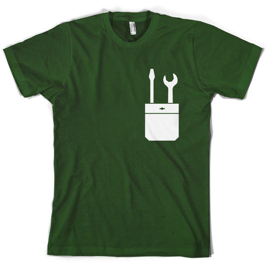 Tools In Pocket T Shirt
