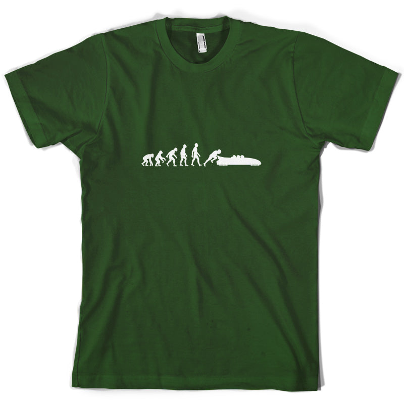 Evolution of Man Bobsleigh T Shirt