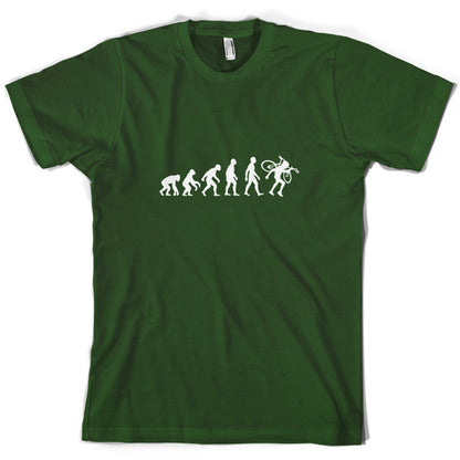 Evolution Of Man Cyclo-cross T Shirt