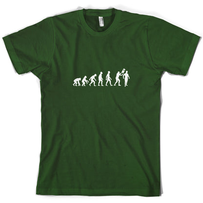 Evolution Of Man Wrestling T Shirt