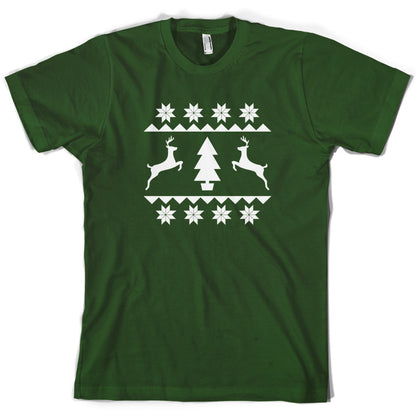 Christmas Stitch Design T Shirt