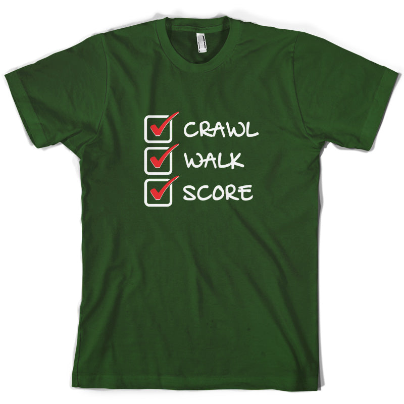 Crawl Walk Score T Shirt