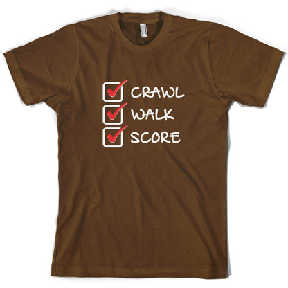 Crawl Walk Score T Shirt