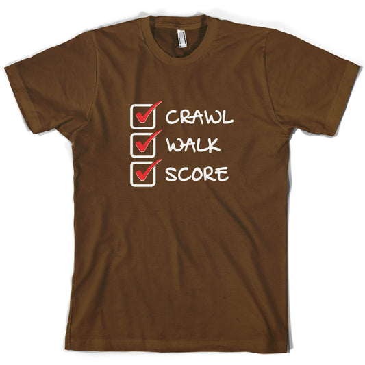 Crawl Walk Score T Shirt
