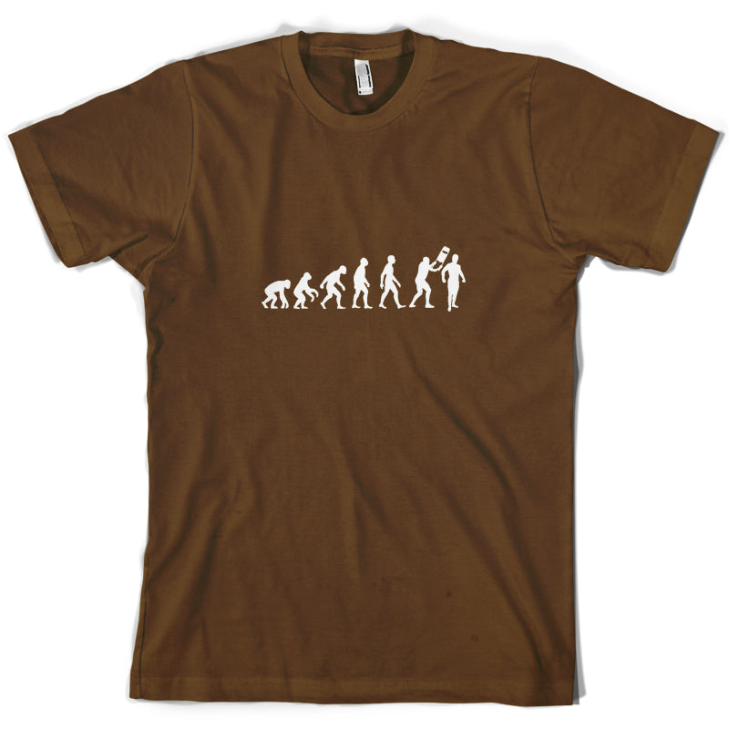 Evolution Of Man Wrestling T Shirt