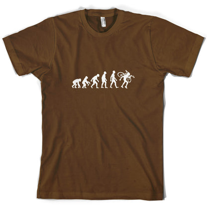 Evolution Of Man Cyclo-cross T Shirt