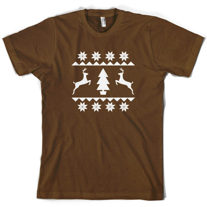 Christmas Stitch Design T Shirt