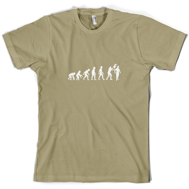 Evolution Of Man Wrestling T Shirt