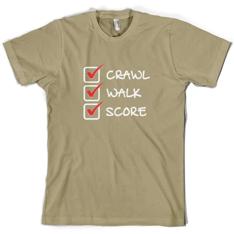 Crawl Walk Score T Shirt