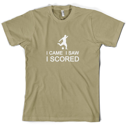 I Came I Saw I Scored T Shirt