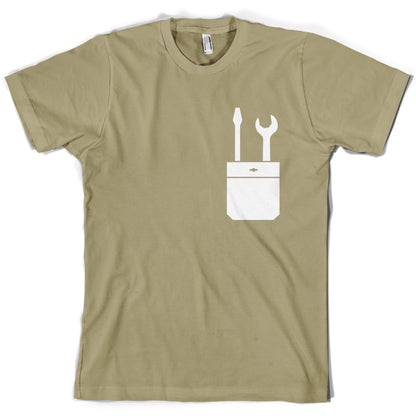 Tools In Pocket T Shirt
