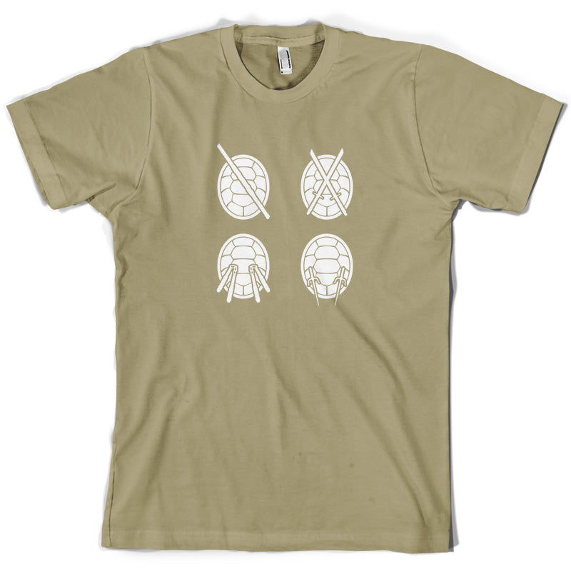Turtles Weapons T Shirt