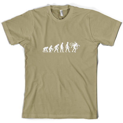 Evolution Of Man Cyclo-cross T Shirt