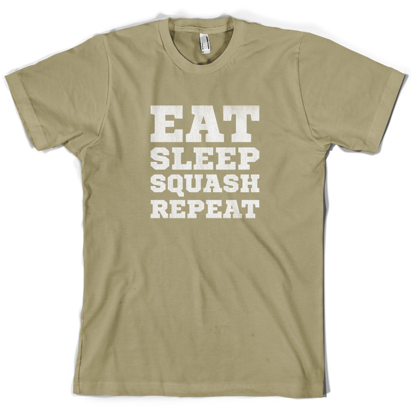 Eat Sleep Squash Repeat T Shirt
