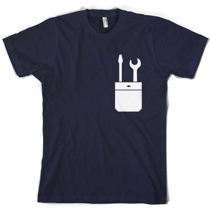 Tools In Pocket T Shirt