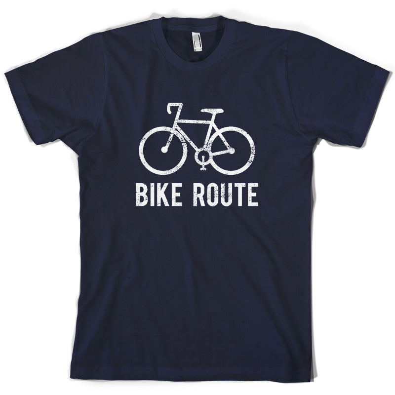 Bike Route T Shirt