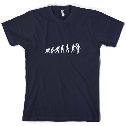 Evolution Of Man Wrestling T Shirt