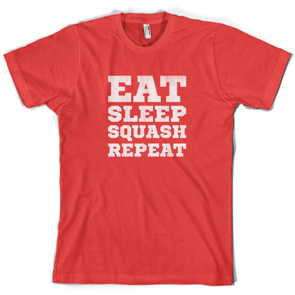 Eat Sleep Squash Repeat T Shirt