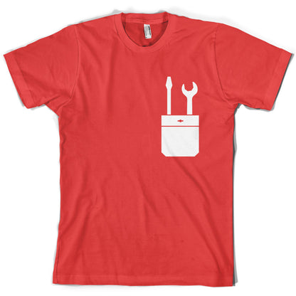 Tools In Pocket T Shirt