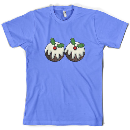 Christmas Pudding Boobs T Shirt