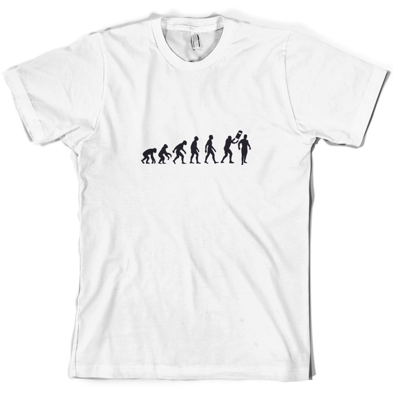 Evolution Of Man Wrestling T Shirt