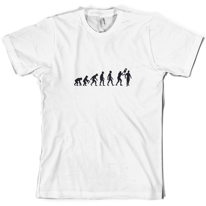 Evolution Of Man Wrestling T Shirt