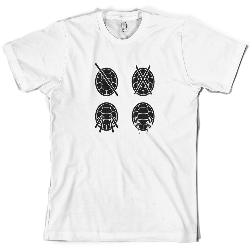 Turtles Weapons T Shirt