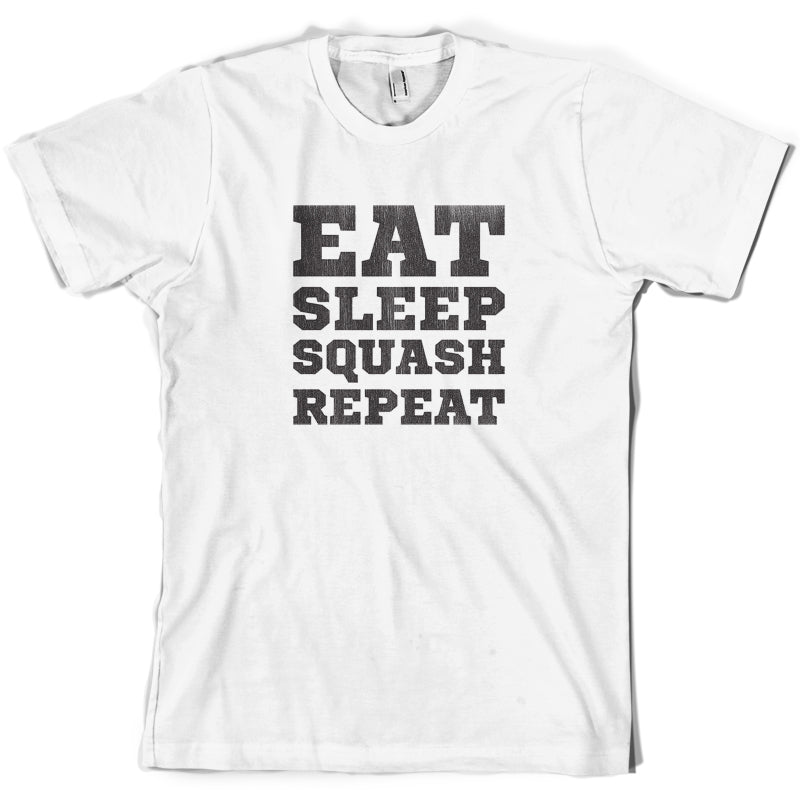 Eat Sleep Squash Repeat T Shirt