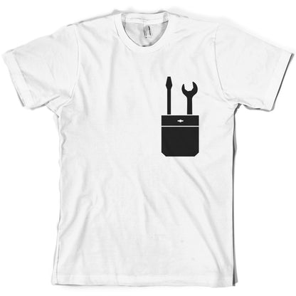 Tools In Pocket T Shirt