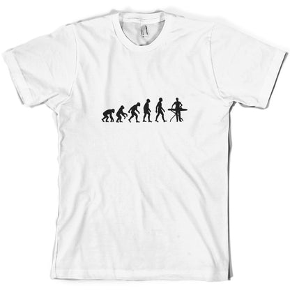 Evolution Of Man Ironing T Shirt