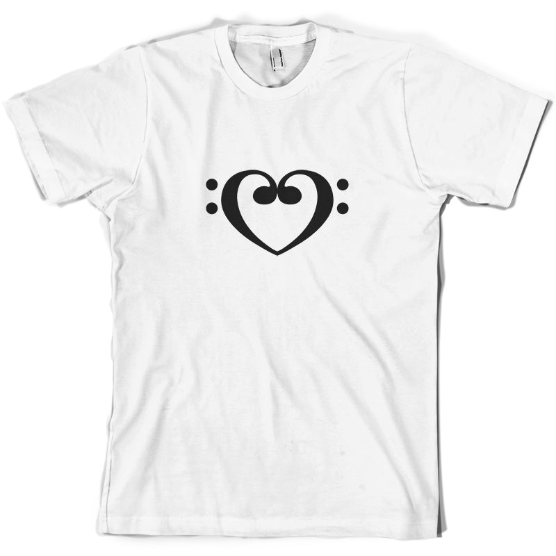 Heart Clef T Shirt
