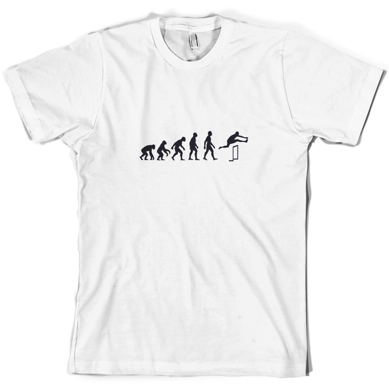 Evolution Of Man Hurdles T Shirt