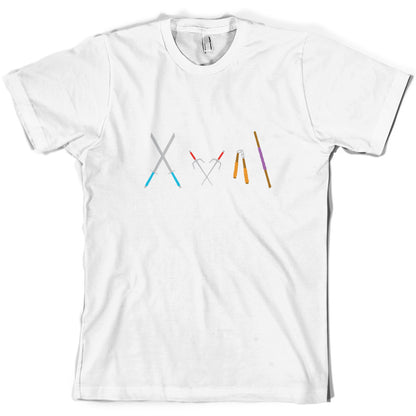 Colour Turtle Weapons T Shirt